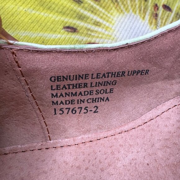 Giorgio Brutini Mens Size 11M Light Green Crocodile Print Genuine Leather Oxford - Picture 6 of 10